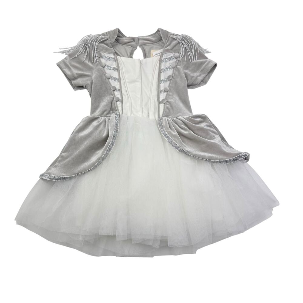 NWOT Taylor Joelle Silver Gray Nutcracker Taylor Swift Dress, Size 2